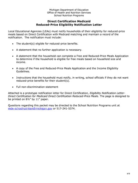 Sample Eligibility Notification Letter Fill Out And Sign Online Dochub