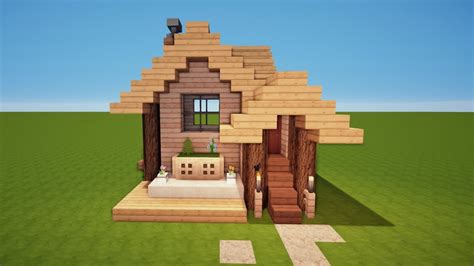 Minecraft starter haus bauen tutorial haus 118 ich moechte euch gerne mein modernes minecraft haus zeigen. KLEINES MINECRAFT HOLZHAUS bauen TUTORIAL HAUS 68 - YouTube