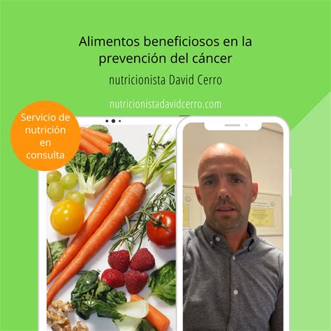 PrevenciÓn Del CÁncer Basado En La NutriciÓn David Cerro Nutricionista