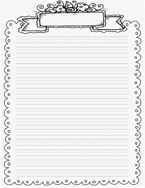 Print primary writing paper with the dotted lines, special paper for formatting friendly letters, graph paper, and lots more! lined paper with borders to color | Writing paper ...