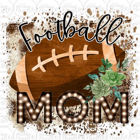 Football Mom Png Sublimation Designs Digital Download Football Mom