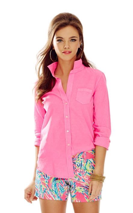 Anna Maria Shirt In Tropical Pink Resort Wear Trends Tunic Shirt