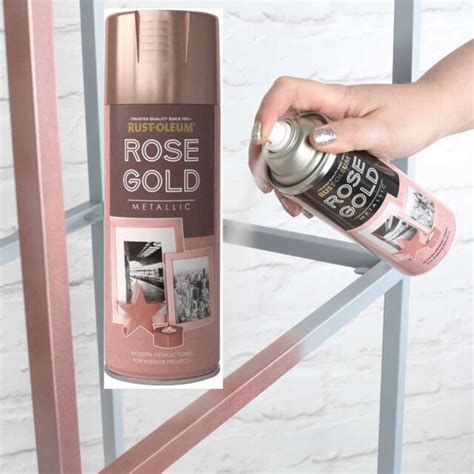 Rust Oleum Metallic Finish Spray Paint Rose Gold 400ml For Sale