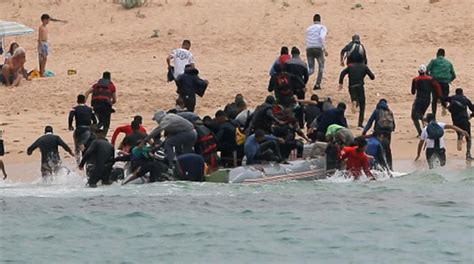 Hundreds Of Migrants Storm Spanish Enclave In North Africa One Dies