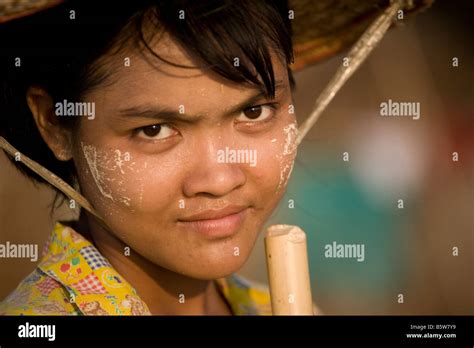 Young Girl In Ngapali Beach Myanmar Stock Photo Alamy