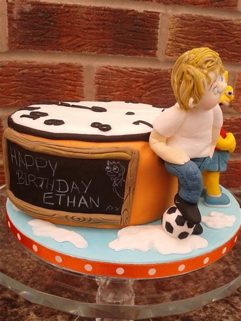 Bart Simpson Birthday Cake Cake By Karens Kakery Cakesdecor