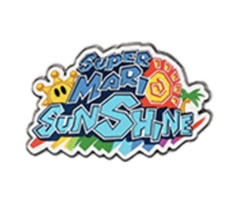 Super Mario Sunshine Logo Sms Pinnyshop