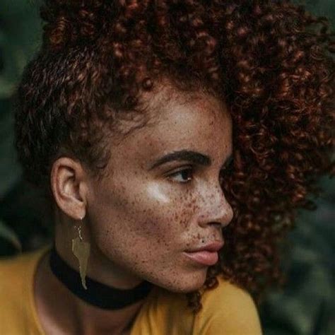 Beautiful Beautiful Black Woman And Freckles Image Women With
