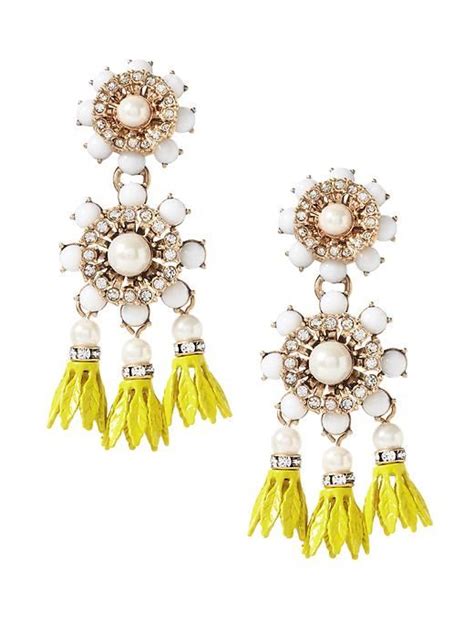 Floral Bell Chandelier Earring Banana Republic Women S Jewelry And