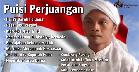 Selaras dengan persediaan menyambut kelahiran sebuah negara yang baru merdeka, sebuah suruhanjaya bebas yang dikenali sebagai. Gubuk Sastra Indonesia: PUISI PERJUANGAN_sajak pemberontakan