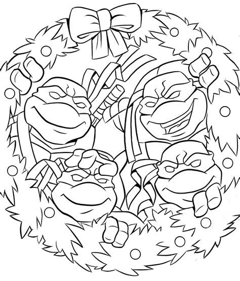 Teenage mutant ninja turtles coloring book: "Teenage Mutant Ninja Turtles" Holiday Coloring Book by Be ...