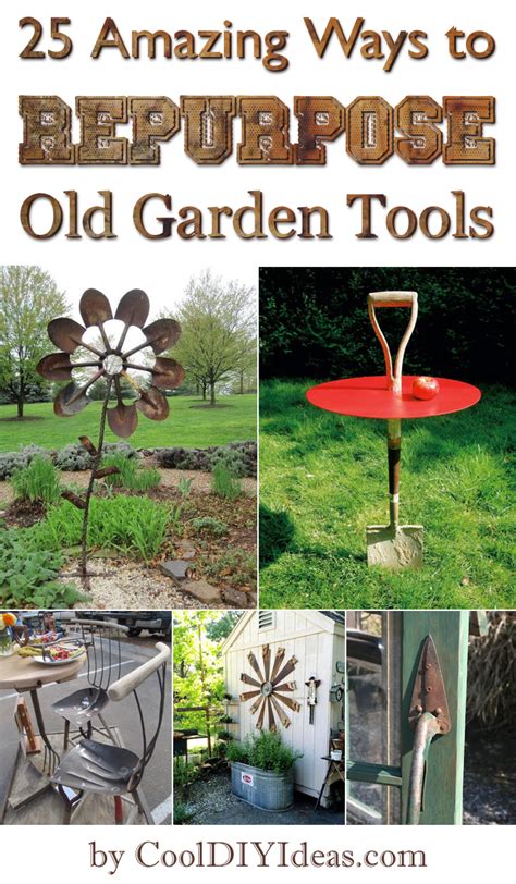 25 Amazing Ways To Repurpose Old Garden Tools