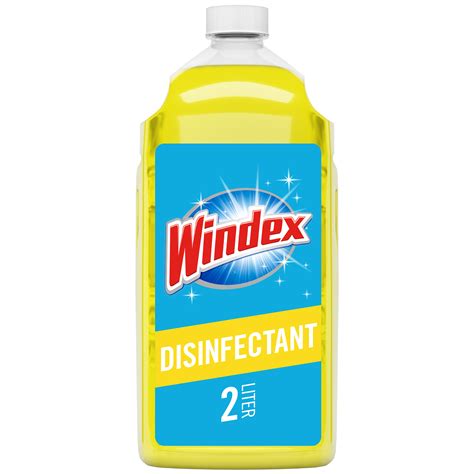 Windex Multi-Surface Disinfectant Cleaner Refill, Citrus, 2 L - Walmart ...