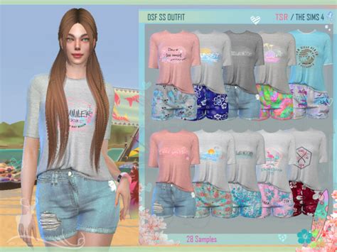 Dsf Ss Outfit By Dansimsfantasy At Tsr Sims 4 Updates