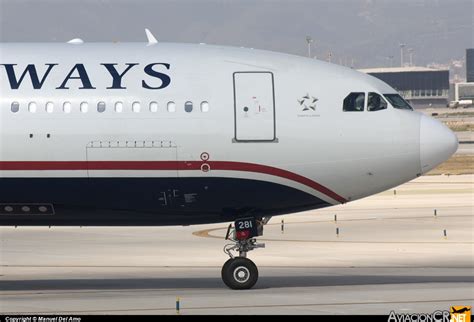 N281ay Us Airways Airbus A330 243