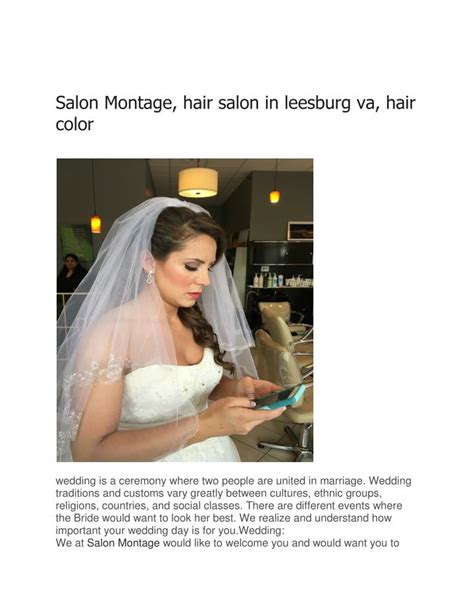 Ppt Salon Montage Hair Salon In Leesburg Va Hair Color