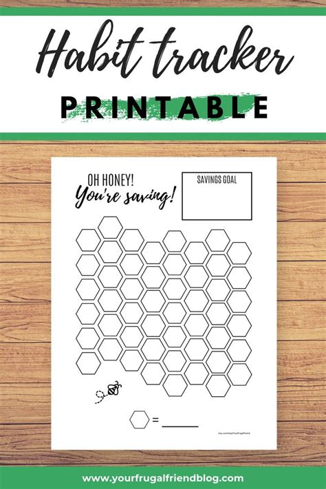 This Honeycomb Tracker Printable Is A Fun And Simple Way To Track The
