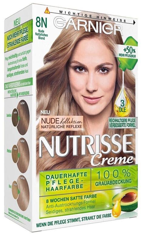 Garnier Nutrisse Creme 8N Nude Natürliches blond ab 3 99