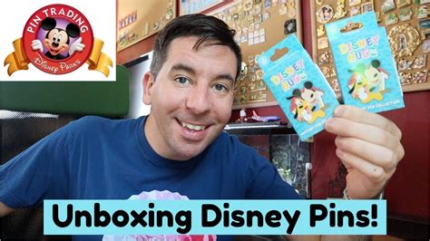 Unboxing DISNEY HUGS Mystery Pins YouTube