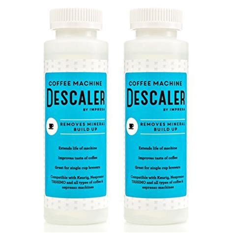 Attach water tank to the machine. Keurig Descaler 2 Pack Universal Descaling Solution for ...