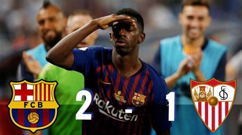 4,041 likes · 425 talking about this. Barcelona vs Sevilla, Super Cup 2018 2-1 - MATCH REVIEW ...