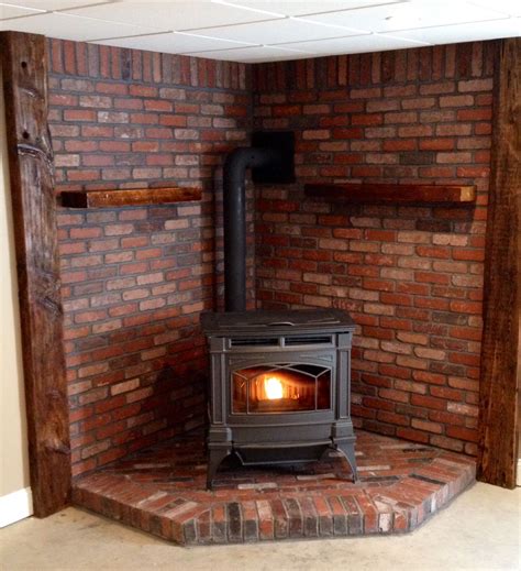 Simple Wood Burning Stove Hearth Ideas For Simple Design Home Design