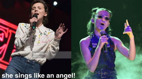 Millie Bobby Brown Singing Compilation Youtube