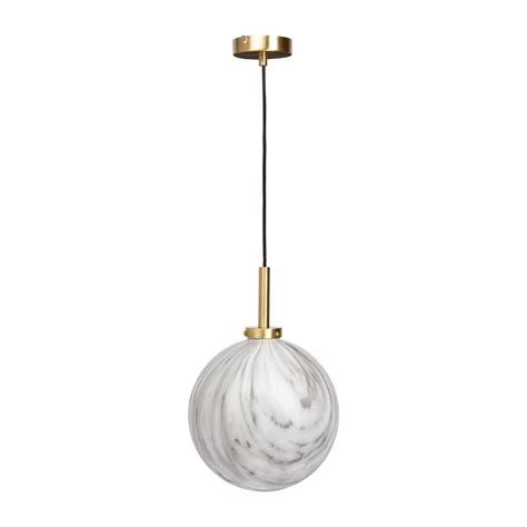 Glass pendant ceiling light manufacturers & suppliers. Klyde Glass pendant marble effect 25cm | Marble effect ...