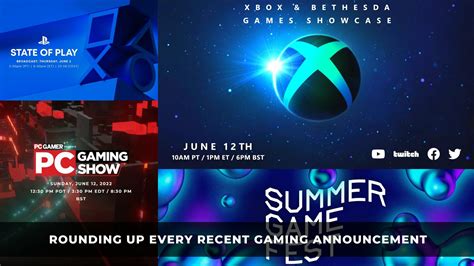 Rounding Up Every Recent Gaming Announcement Keengamer