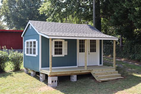 Sheds By Design 16x16 Backyard Cabin Shed Porch Backyard Cabin