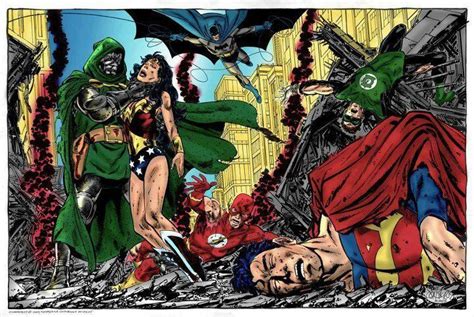Doom Justice League Art John Byrne Comic Books Art