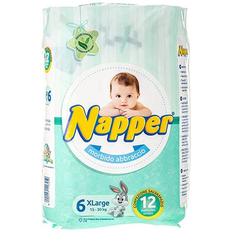 Buy Napper Diapers Soft Hug Parmon From 15kg 30kg 12 Diapers Online At