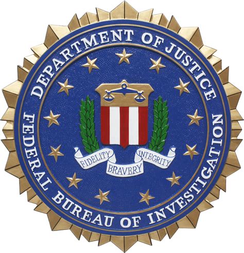 Fbi Seal Wall Podium Emblem Plaque