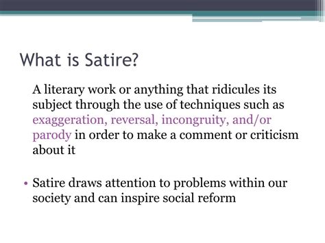 Ppt Satire Powerpoint Presentation Free Download Id2373453