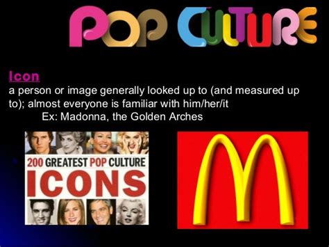Definition Of Pop Culture Slide Share