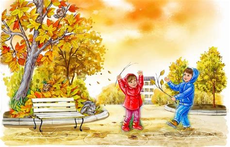 Картинки рисунки осень для детей Раскраска осень распечатать для детей