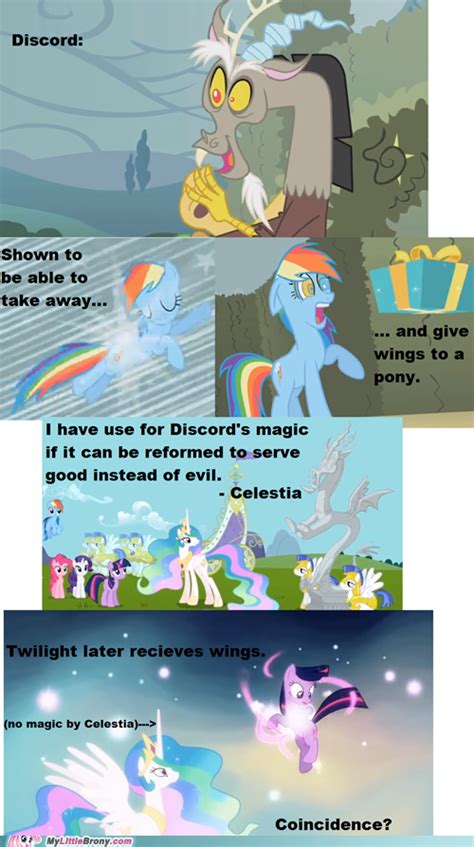 Discord Gave Twilight Wings My Little Pony Friendship Is Magic