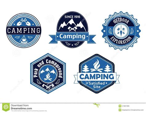 You can get information on food recipes, tips on how to make your camping experience better and reviews on gear. Camping Emblems And Labels For Travel Design Stock Vector ...