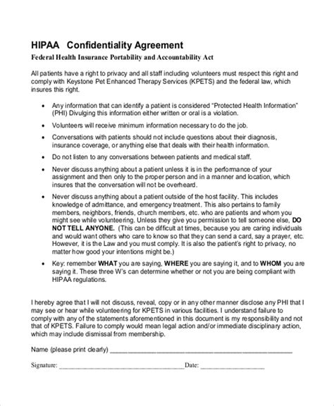 Free 8 Sample Confidentiality Agreement Forms In Pdf Ms Word