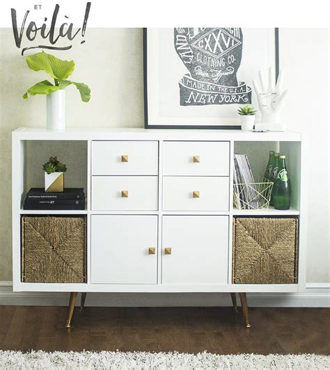 Kallax is stylish and simple but it does many things. The Perfect Storage and Organizational Kallax IKEA Hacks - The Cottage Market