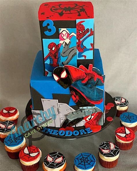 Spiderman Cake Marvel Cake Spider Verse