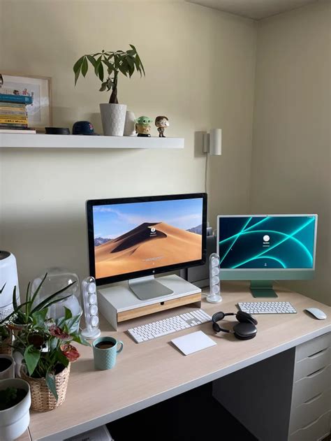 Upgraded Home Office Macsetups In 2021 Home Office Setup Desk