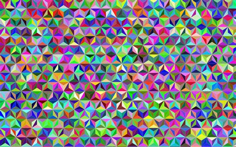 Prismatic Triangular Pattern Openclipart