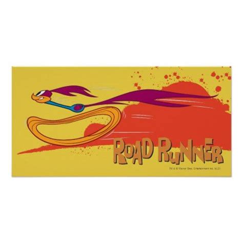 Zooming Roadrunner Poster Design Your Own Poster Art Wall Wall Art