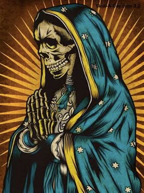 Skull Virgin Mary