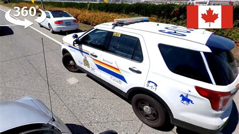 Rcmp Sudden Traffic Stop In 360° Police Pull Over At Vancouver Airport 2019 Youtube