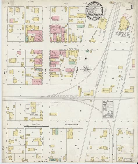 Sanborn Fire Insurance Map From Veedersburg Fountain County Indiana