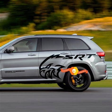 Jeep Grand Cherokee Srt Trackhawk Side Vinyl Decal Graphic