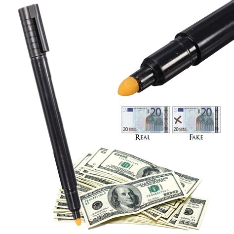 Crooks have been copying money ever since its invention. 3 Pack Useful Banknotes Counterfeit Money Detector Pen ...