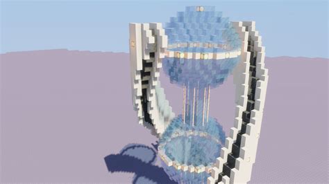 Minecraft Futuristic Base Schematic